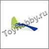 Стабилизатор зеленый. Green Vertical Fin with Decal: mCP X (BLH3520G)