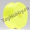 Диски для багги 1/8, желтые, 4 шт. 1/8 Buggy Dish Wheel, Yellow (LOSA7751)