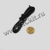 Провод силиконовый 18AWG (0,8 кв.мм) черный, 1 м. (RCK049041)
