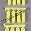 Шаровые наконечники удлиненные, желтые (12 шт.) Long Shank Rod Ends 4-40 (12) Yellow (RPM73397)
