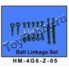 Набор тяг автомата перекоса. Ball linkage set (HM-4G6-Z-05)