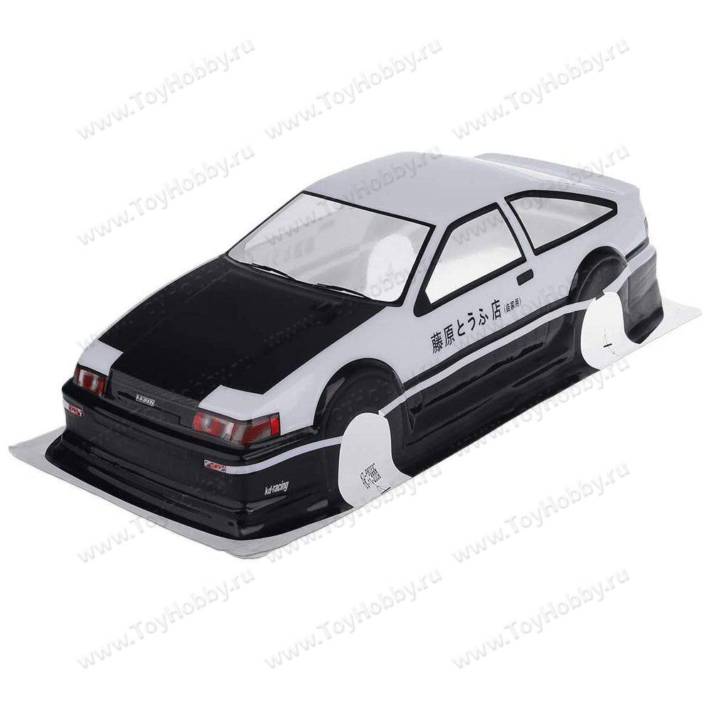 Кузов окрашенный Toyota Levin AE86 200мм для дрифт и туринг 1/10  (Car-Body-AE86) - Для седанов и траков 1/10