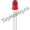 Светодиод красный 5 мм, 20 мА, 5 шт. (RCK351005)
